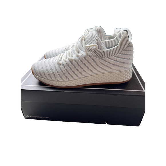 J/Slides Urban Shoes Womens Size 6 Knit Two Tone Casual Sneakers - Picture 3 of 11